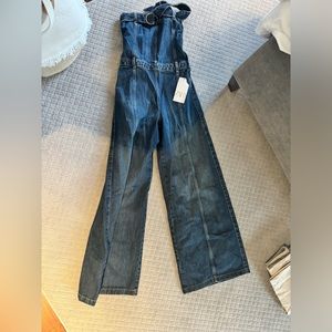 Brand new Zara denim jumpsuit (Tags on)
